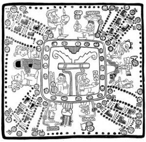 Flower of the Tzolkin Mayan Calendar - Madrid Codex